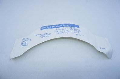 Mallinckrodt 86224 Uncuffed Tracheal Tube 3.5mm ID, 4.9mm OD